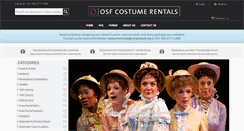 Desktop Screenshot of osfcostumerentals.org